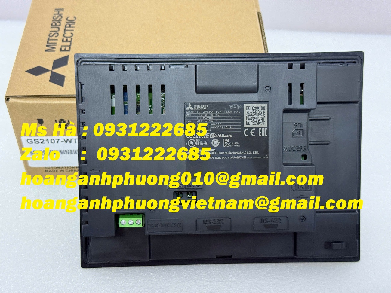 Màn hình điều khiển thông minh hãng Mitsubishi GS2107-WTBD